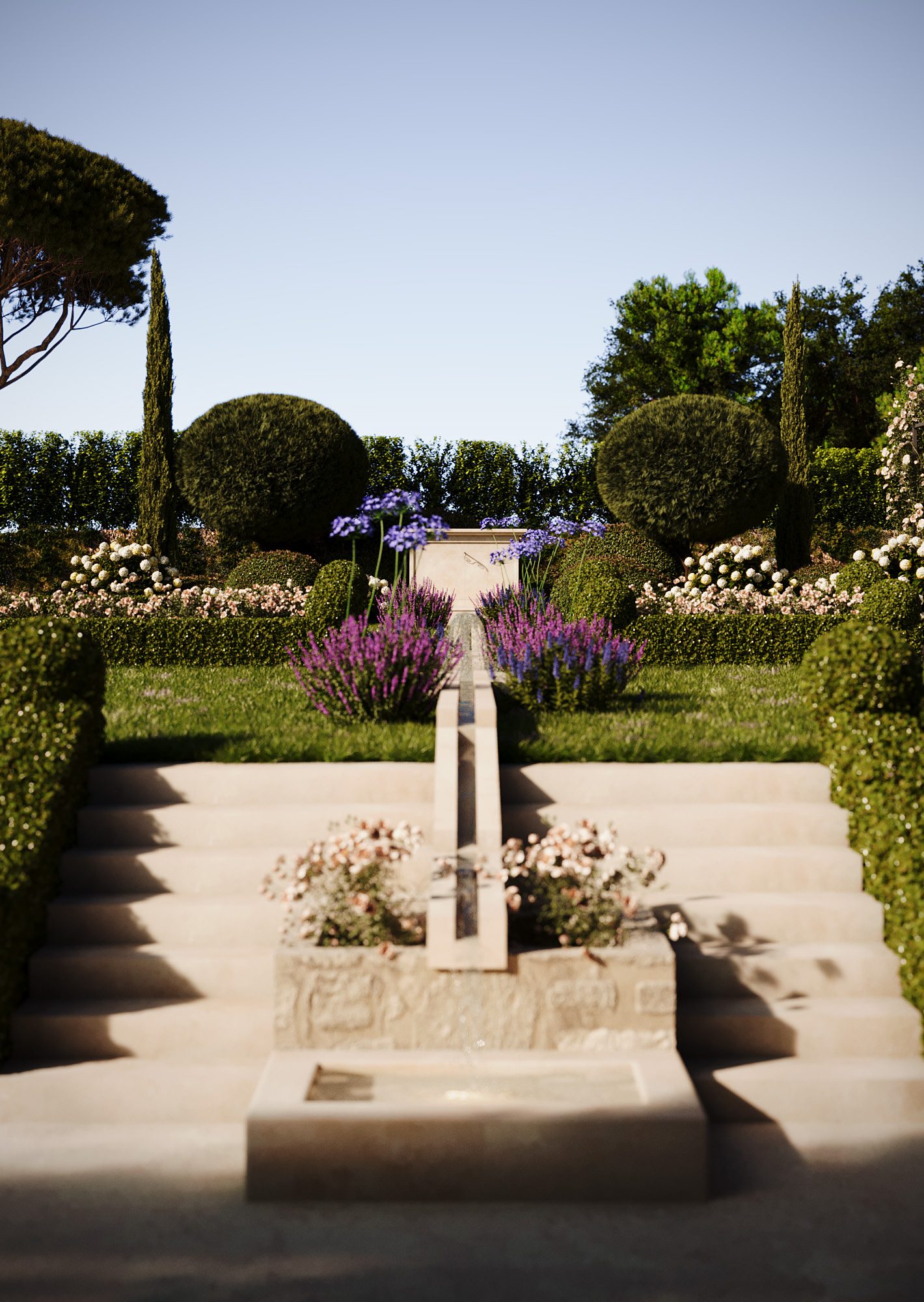 Le Mas d'Adrien — Terrasse belvédère, Saint-Rémy